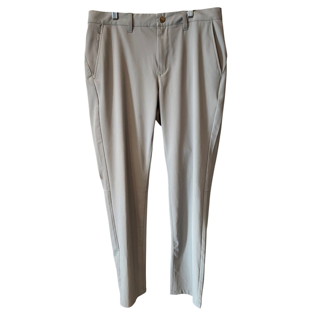 Bonobos Golf Performance Pants Light Grey 33x32 GWB00624S-GY272 Mens Stretch